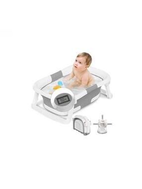 NAPEL Collapsible Baby Bathtub for Infants to Toddler, Portable Travel Baby Bath